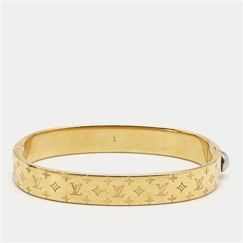 louis vuitton nanogram cuff|louis vuitton monogram cuff bracelet.